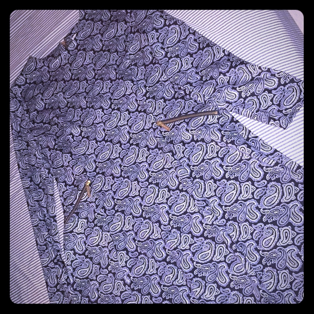 NWOT Michael Kors Navy Paisley Dress SZ 16